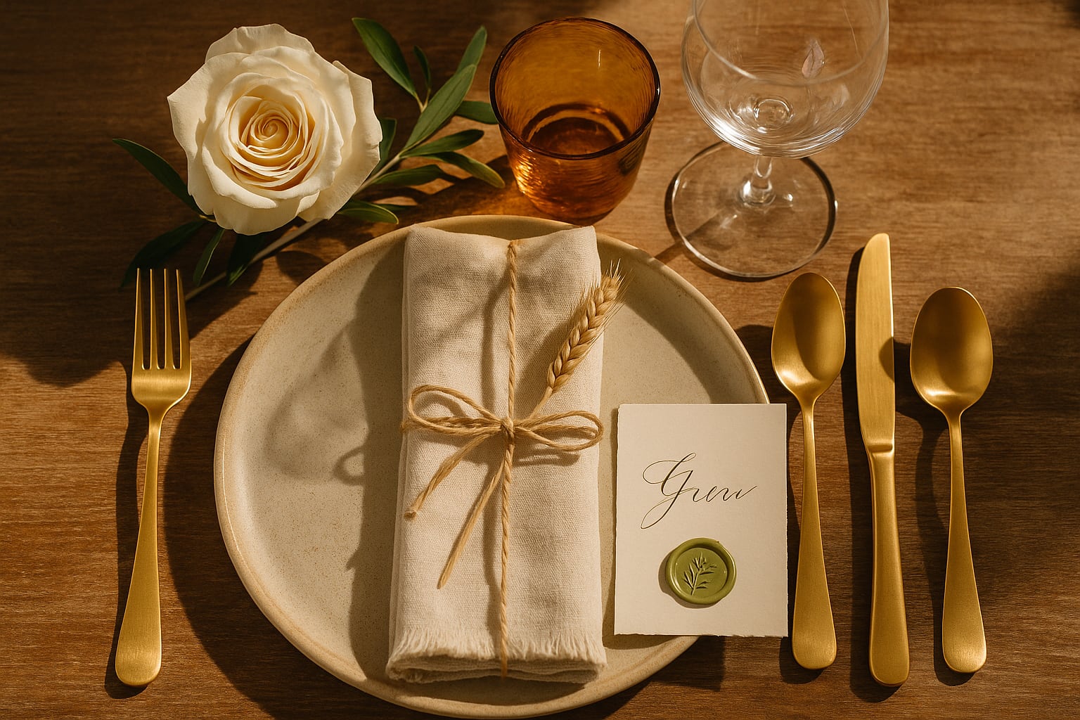 Mise en place luxury per matrimonio