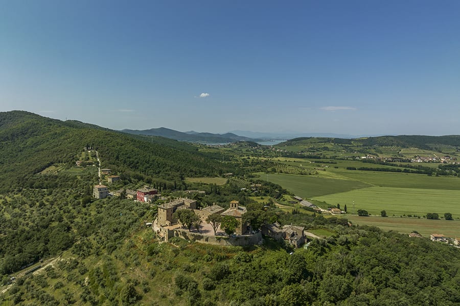 Foto storica del castello — dettaglio architettonico