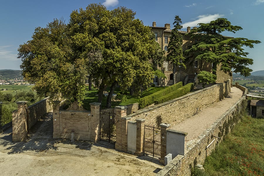 Foto storica del Castello di Montesperello