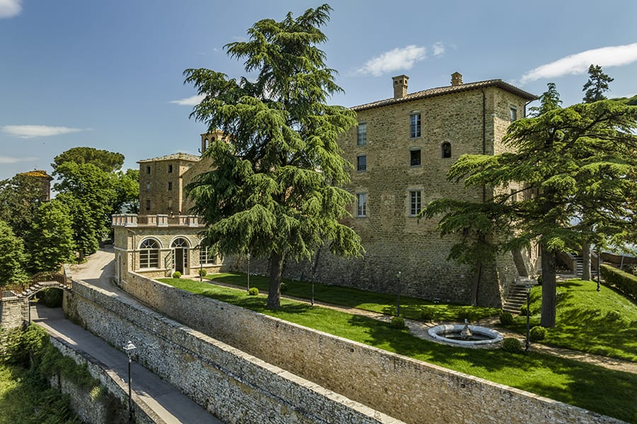 Foto storica — interno del castello