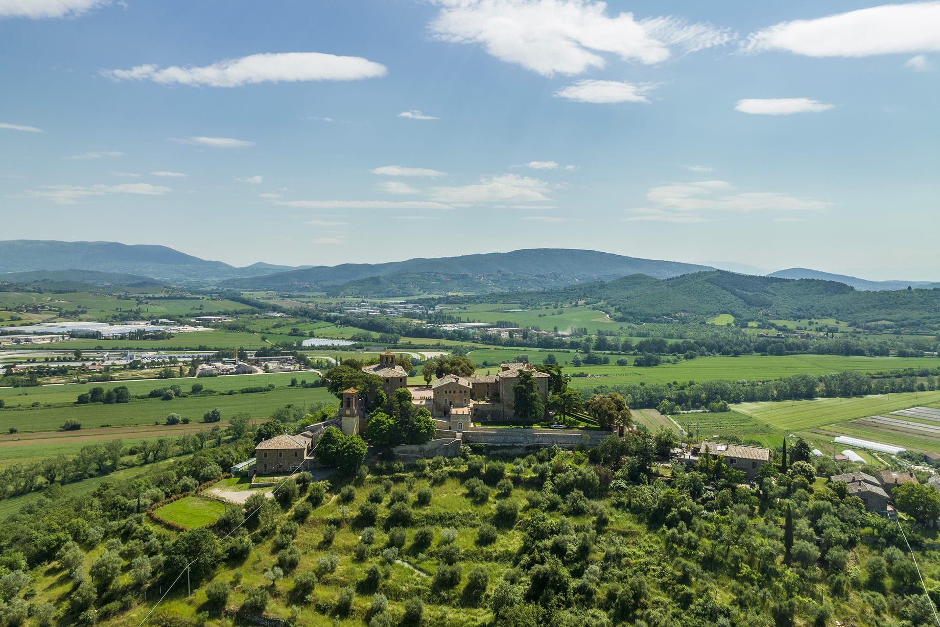 Vista panoramica — cornice della cooking class al castello